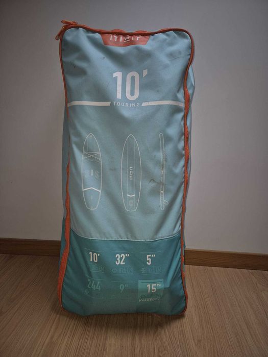 SUP Itiwit 10' Touring Completo, Bomba Elétrica, 2 Coletes, Excelente