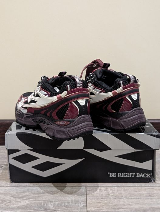 Кросівки бордові Off White Be Right Back 41 42 43 44