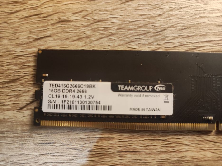 Memória RAM 16gb ddr4 2666mhz Teamgroup