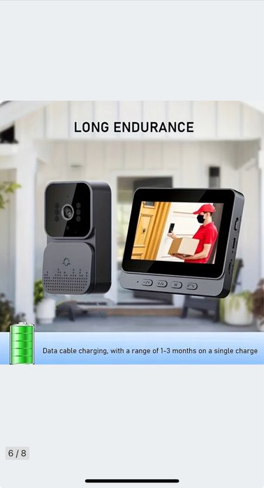 Bezprzewodowy Wideodzwonek z Kamera