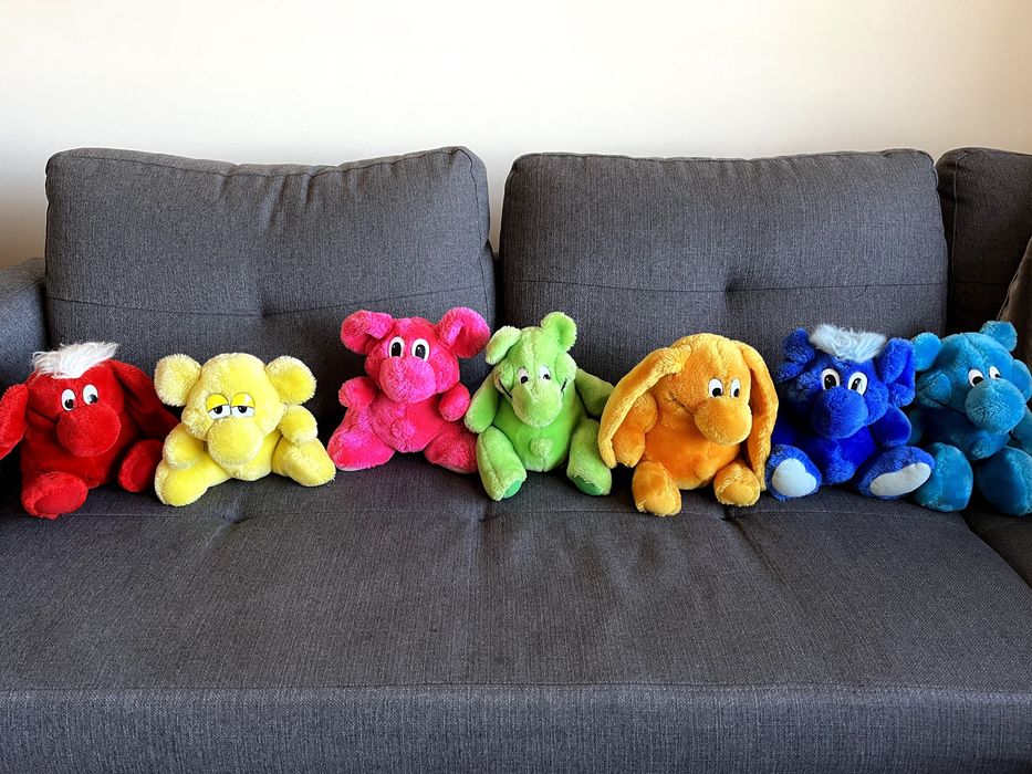Coleção completa Peluches vintage Kodak Kolorkins