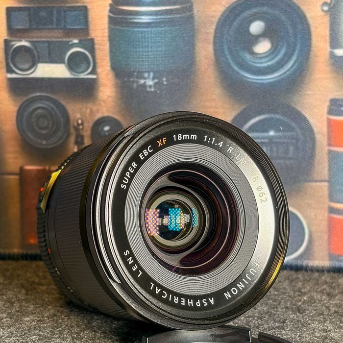 Lente Fujifilm XF 18mm F1.4 R LM WR – Excelente estado
