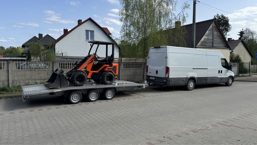 Usługi ładowarką, niwelatorem, glebo. separacyjną, koparką łańcuchową