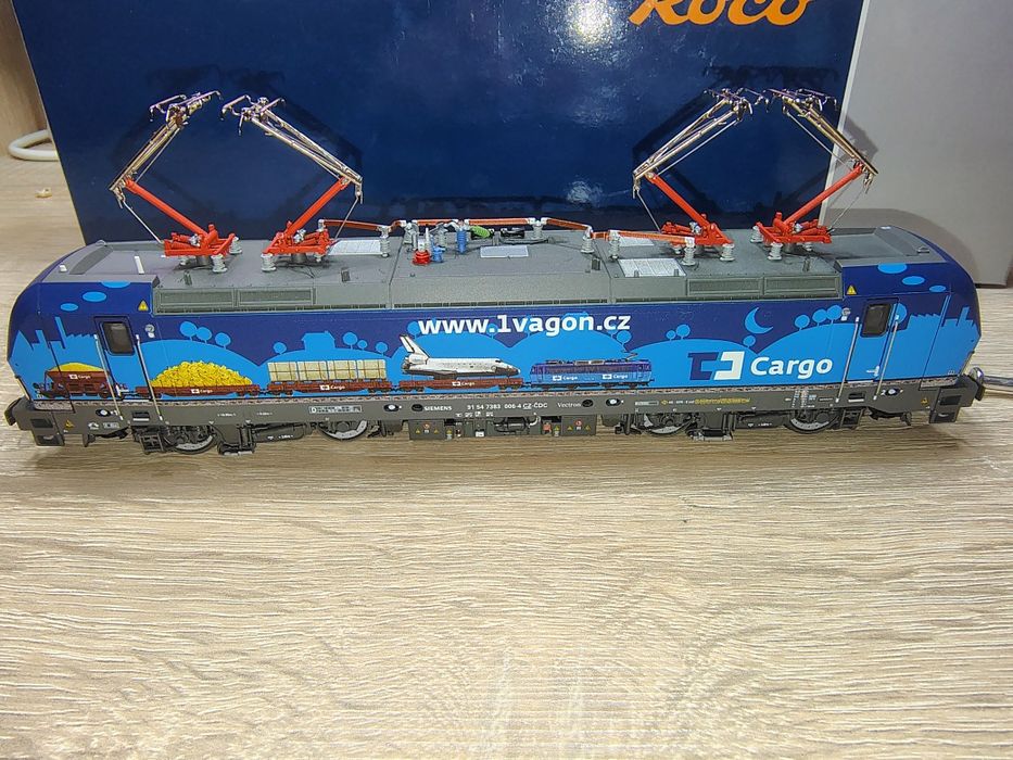 Lokomotywa Vectron 1vagon CD CARGO Czechy Roco  h0