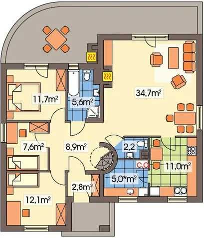 Projekt domu jednorodzinnego