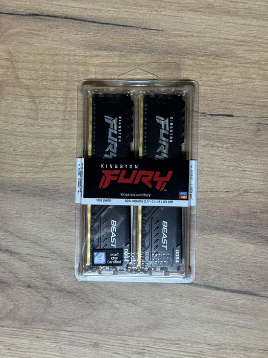 Память оперативна Kingston FURY Beast 16gb 2x8