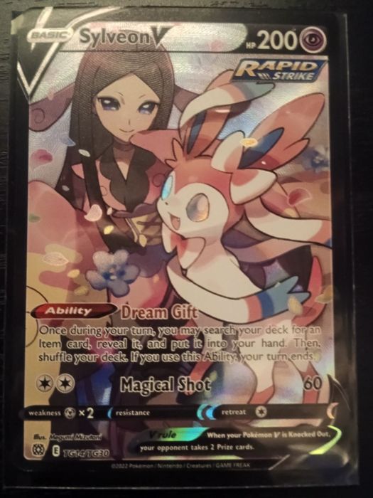 Karta pokemon sylveon Tg14