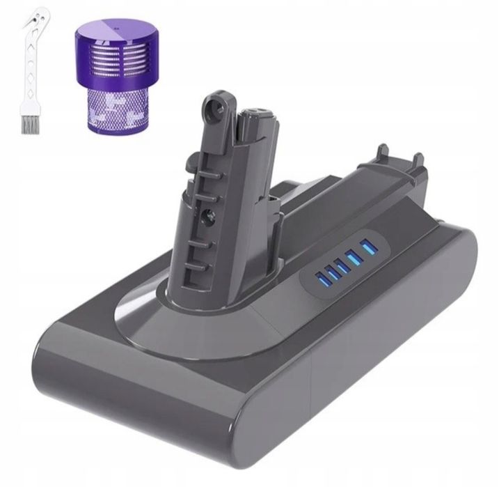 Uniwersalna Bateria Akumulator do Dyson Animal V10 SV12 6000mAh filtr