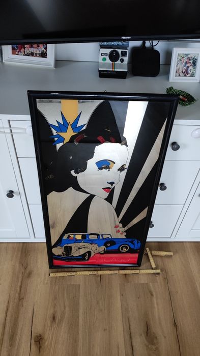 Quadro Espelho Art Deco  Antigo