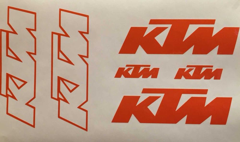 Kit ktm autocolantes com oferta nome personalizado com bandeira