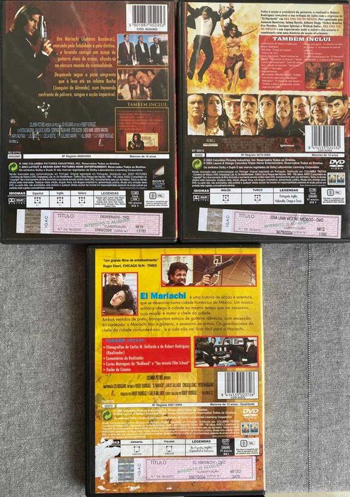DVD Trilogy "Once Upon a Time in Mexico", "Desperado" and "El Mariachi"64285969473665121