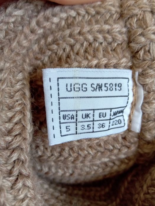 Buty włóczkowe UGG r.36