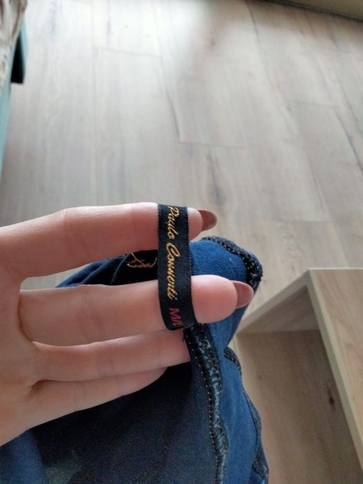 Jeansy ciążowe z pasem roz. M/L