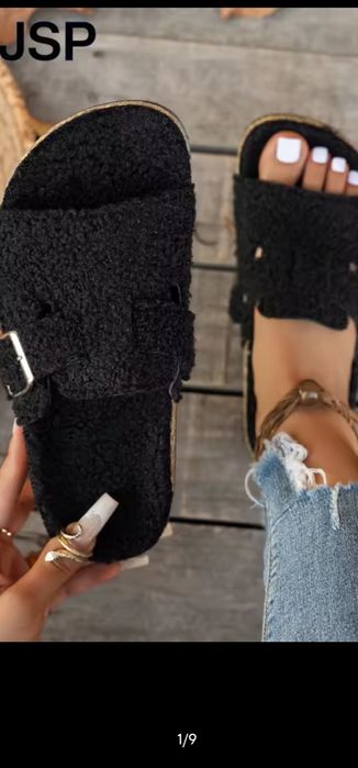 Klapki laczki profil korek chodaki mule 39