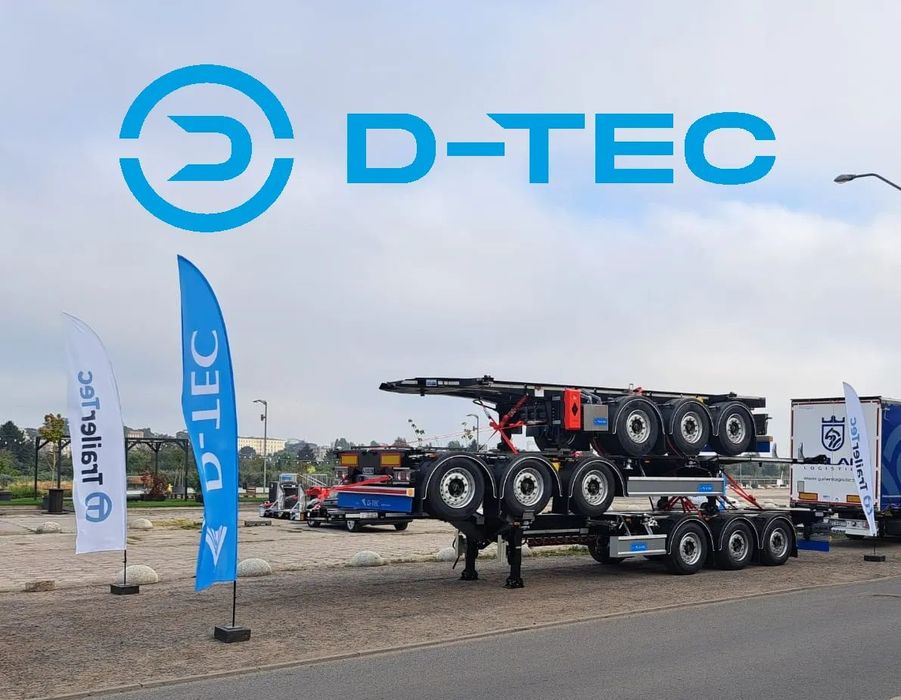 D-Tec Naczepy Podkontenerowe D-Tec / Możliwość Wynajmu  Pl Lt Lv