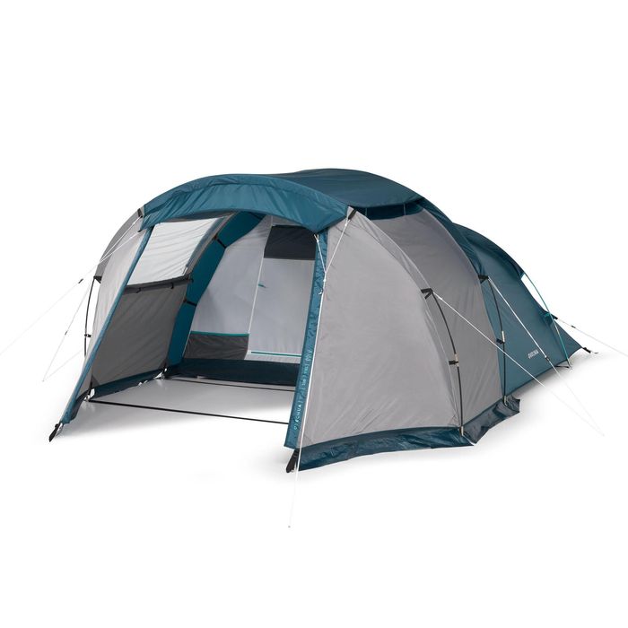 Tenda de Campismo 4 pessoas, MH100 XXL