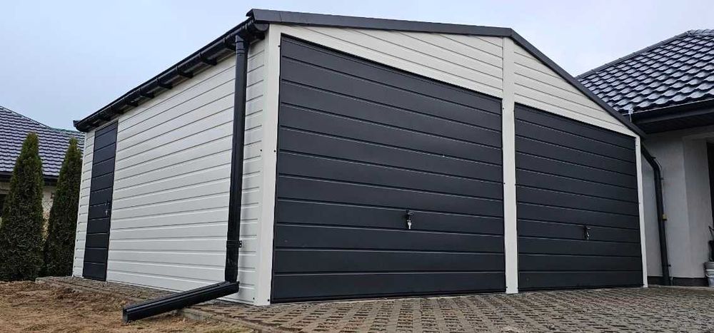 Garaż blaszany 6x5 garaz Premium Garaże blaszane 6x5 6x6 7x6 8x6 9x6 PRODUCENT