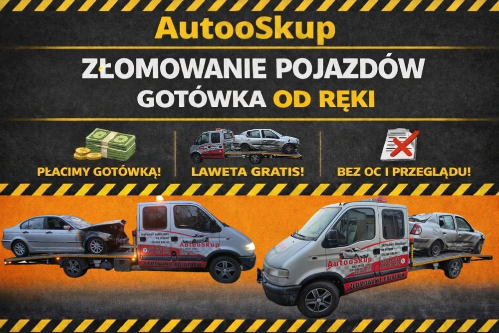 Skup Aut Złomowanie Aut Kasacja Pojazdów Skup Samochodów Auto Skup