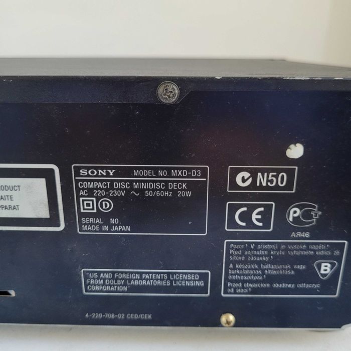 odtwarzacz  Sony MXD-D3