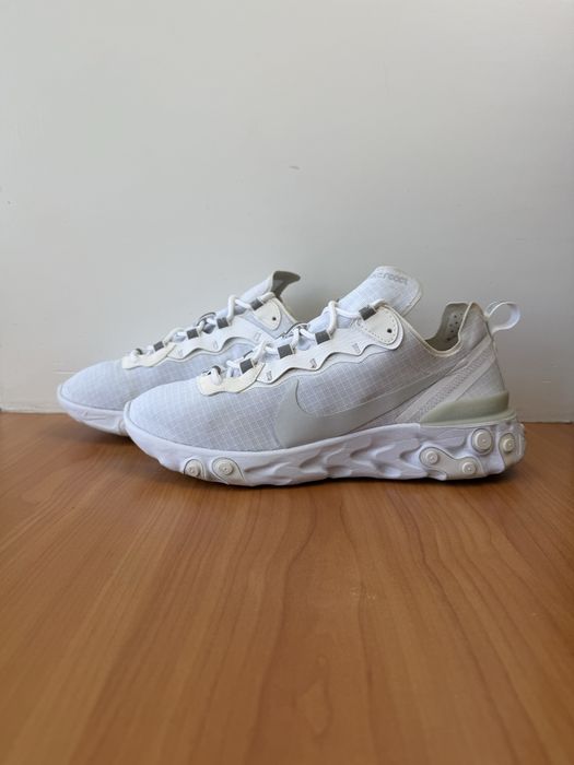 Кроссовки Nike React Element 55 размер 42 оригинал спортивные мужские белые найк air run бег