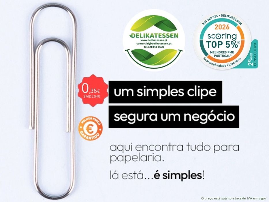 Descartáveis alimentares em Delikatessen.pt desde 1998. Com entrega gratuita dia seguinte Papelaria, informática, higiene e limpeza