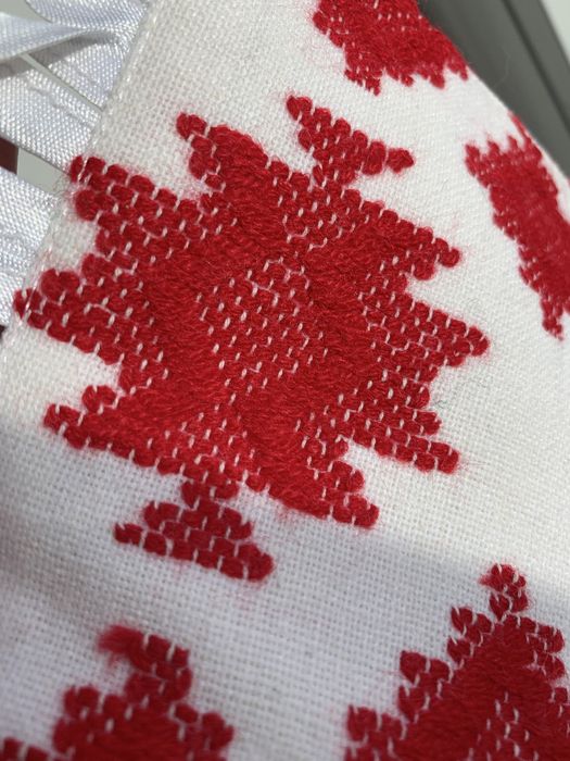 Вишитий корсет на шнурівці