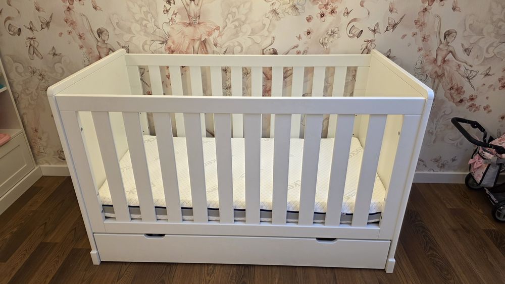 Łóżeczko tapczanik 140x70 Pinio Marie + dosatkowa szuflada