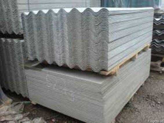 Шифер 8-ми хвильовий, цемент