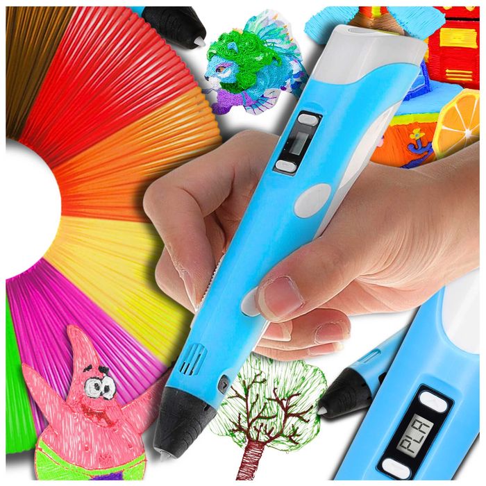 DŁUGOPIS PISAK 3D magiczny długopis drukarka 3D+WKŁADY 210M (GRATIS)