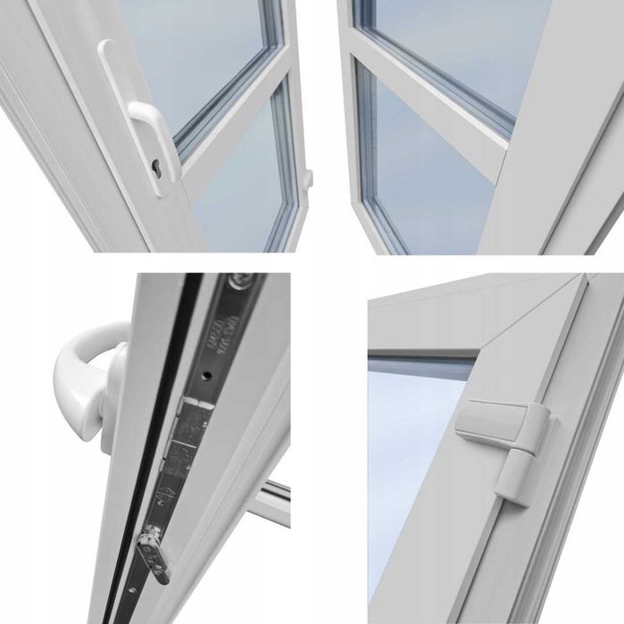 Drzwi PCV zewnętrzne 1400x2100 białe lub antracyt/dostępne od ręki