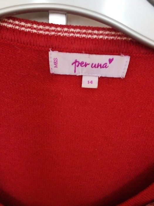 Marks Spencer - sweterek damski z3/4 rękawem rozm 14