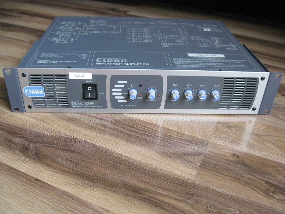 Wzmacniacz miksujący mixer amplifier CLOUD MPA 120