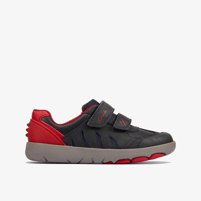 Детские кожаные кроссовки Clarks Rex Play (28,5р.17-17,5см)