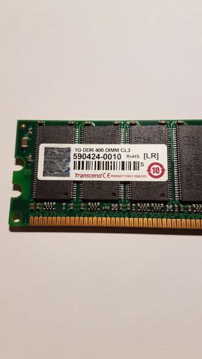 Transcend 1GB DDR400 DIMM CL3 RAM Memory442111652801423362