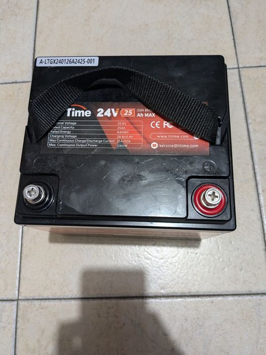 Bateria lifepo4 Li.Time 24v 50ah | 1280wh
