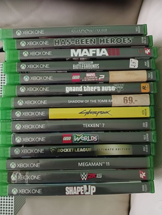 Różne gry na Xbox one