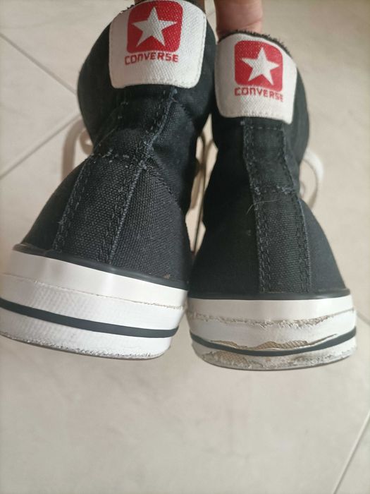 Converse Star Player Re-Issue High Top – Preto/Vermelho – Tam. 41