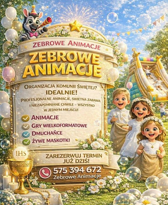 ANIMACJE,Animator,DMUCHAŃCE,Żywe maskotki,