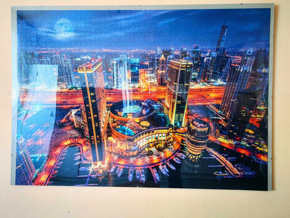 Sprzedam obrazy z puzzli w antyramach