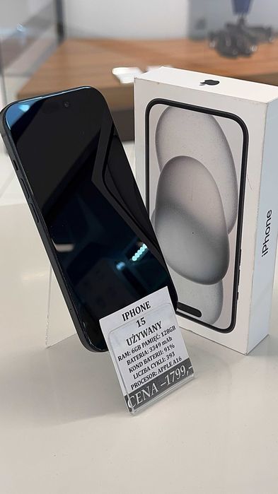 iPhone 15 128GB Bat 91% Topcase Vivo *Raty 0%