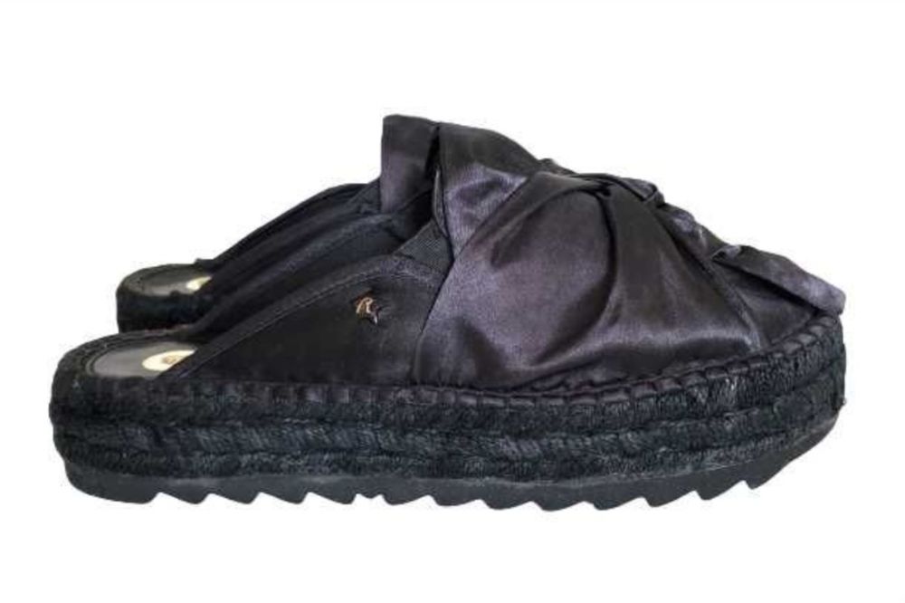Buty klapki czarne na platformie Replay rozm. 40