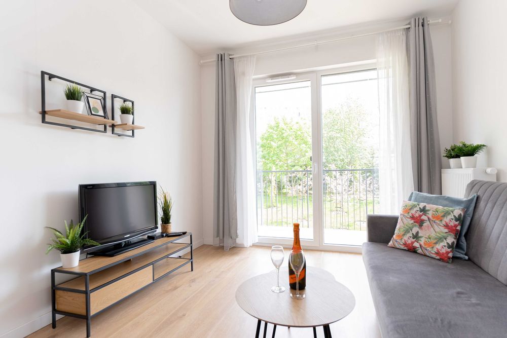 Do wynajęcia mieszkanie (2 pokoje, balkon, parking) - Widok 2