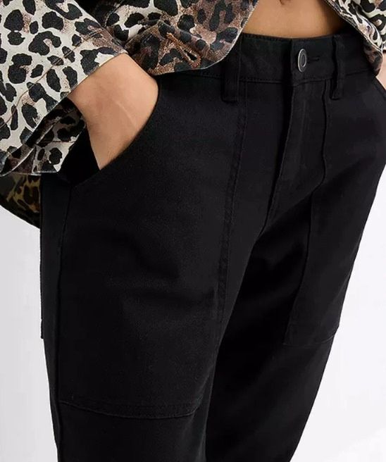 B.P.C spodnie boyfriend 7/8 czarne 46.