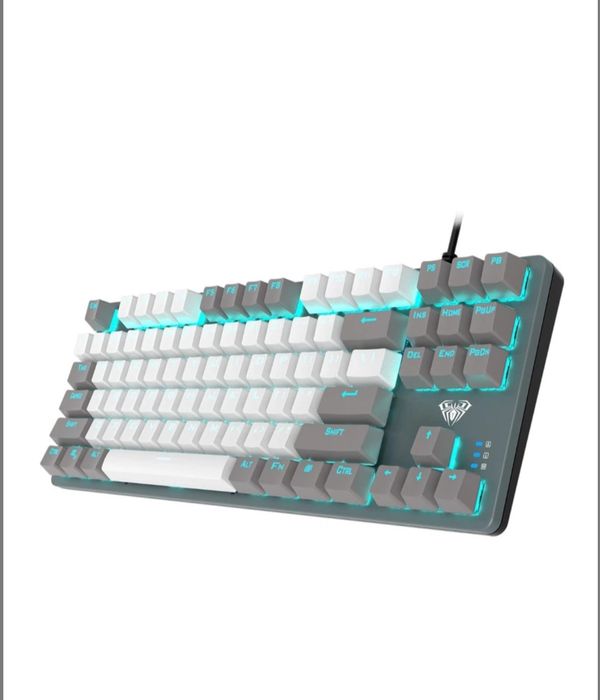 Геймерська клавіатура Aula Mechanical F3287 White/Grey
