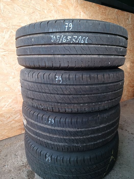 Komplet opon bus 215/65R16C Goodyear jak nowe