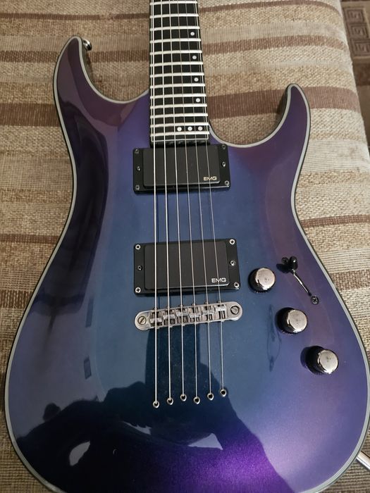 Schecter hellraiser   Hybrid C-1 Ultra Violet (UV)