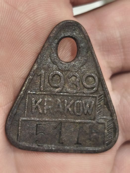 Psi numerek nieśmiertelnik Kraków 1939