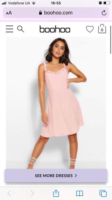 Ночная рубашка сарафан boohoo