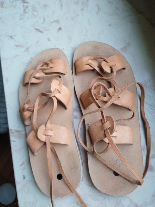 Letnie sandałki skóra naturalna 37,3