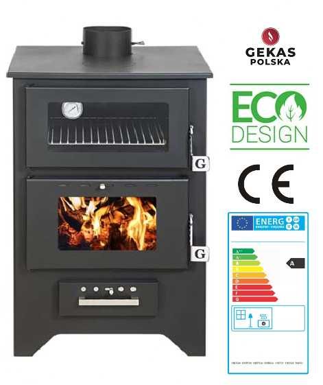Piecyk kominkowy MG450 (piec, koza) z piekarnikiem 14,8kW